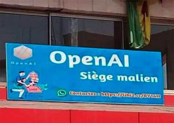 #Mali : OpenAI : La tentation du gain facile conduit à la grosse désillusion