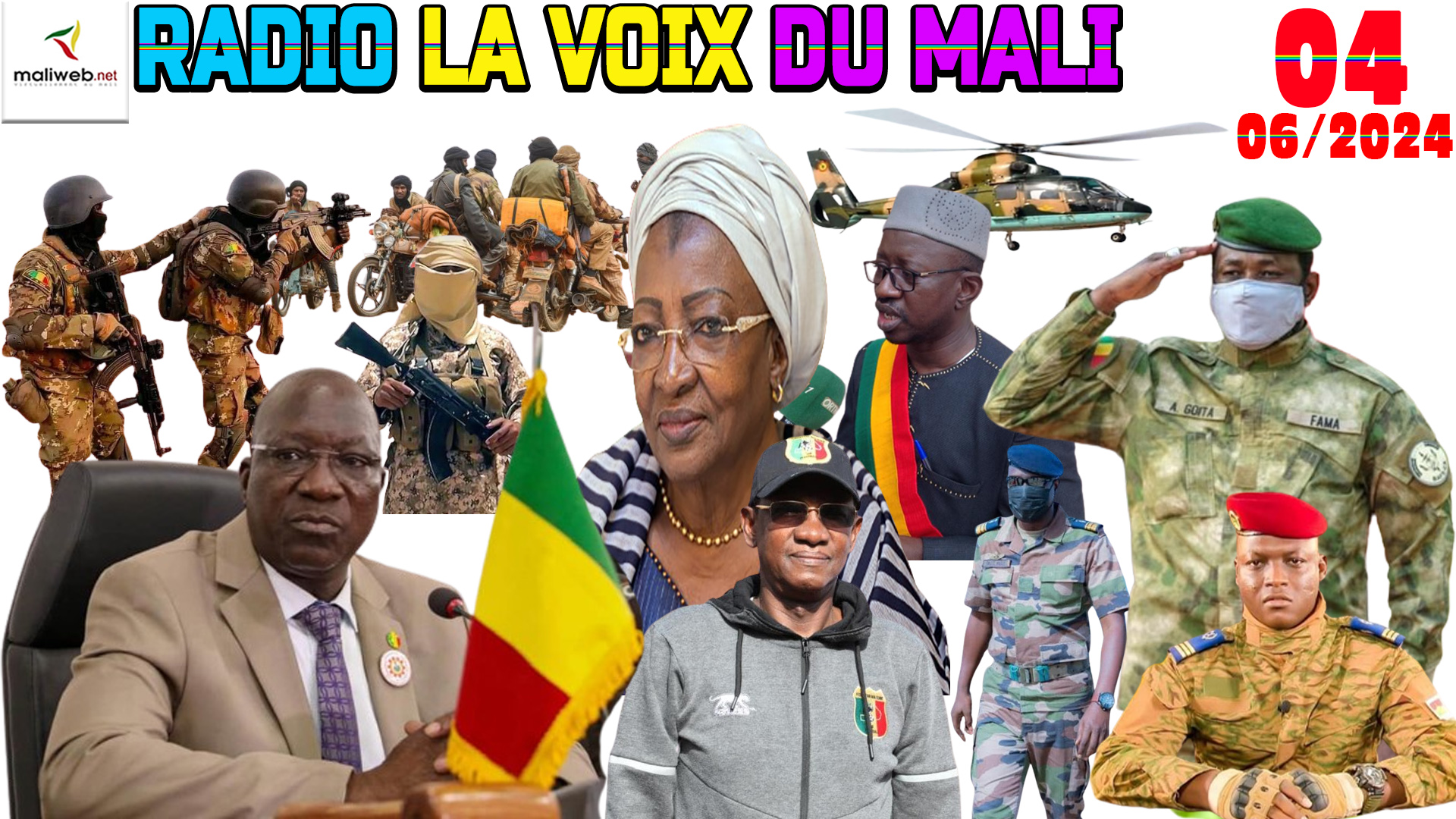 La Revue de Presse de la RADIO LA VOIX DU MALI du 04 JUIN 2024