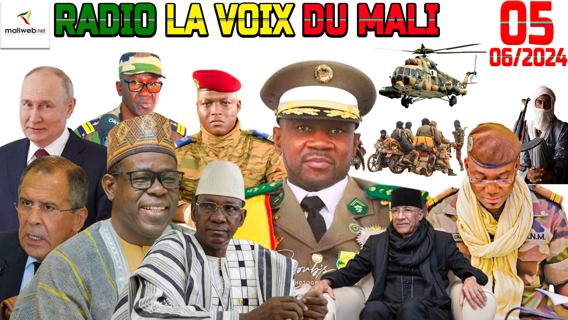 La Revue de Presse de la RADIO LA VOIX DU MALI du 05 JUIN 2024