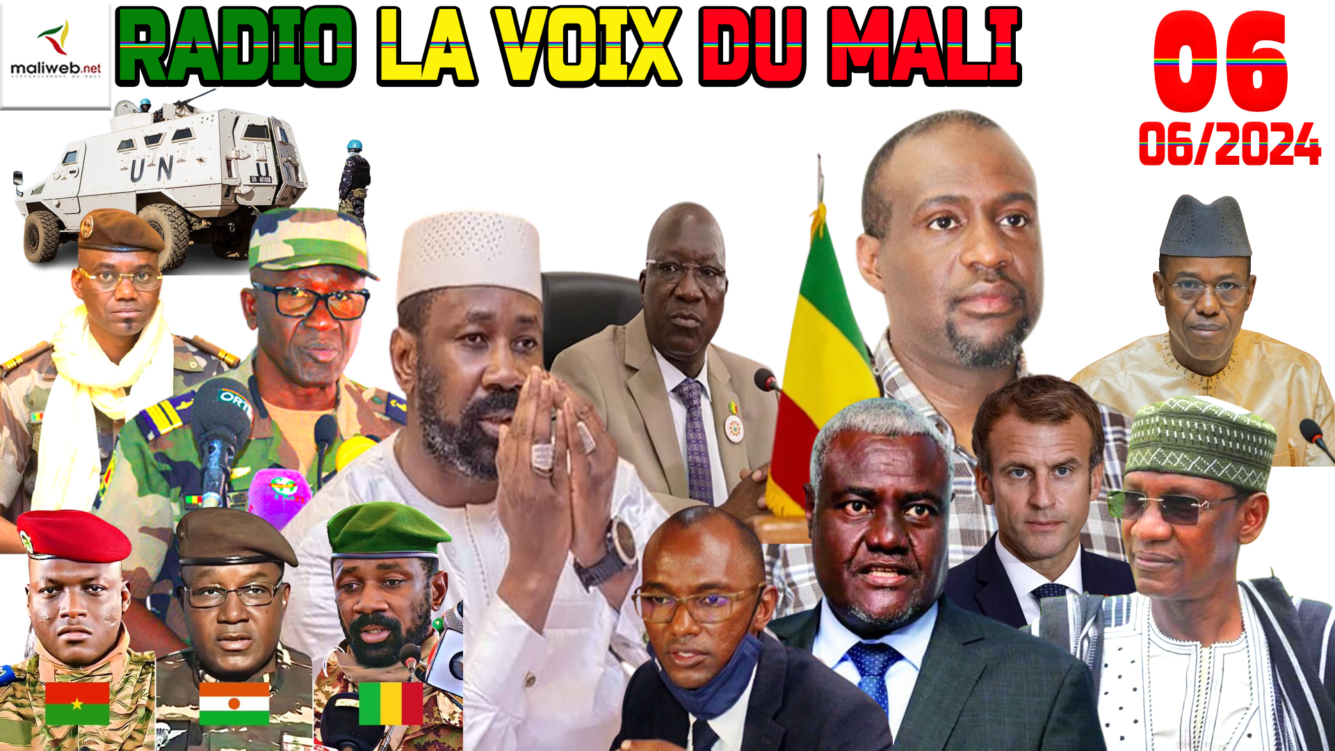 La Revue de Presse de la RADIO LA VOIX DU MALI du 06 JUIN 2024