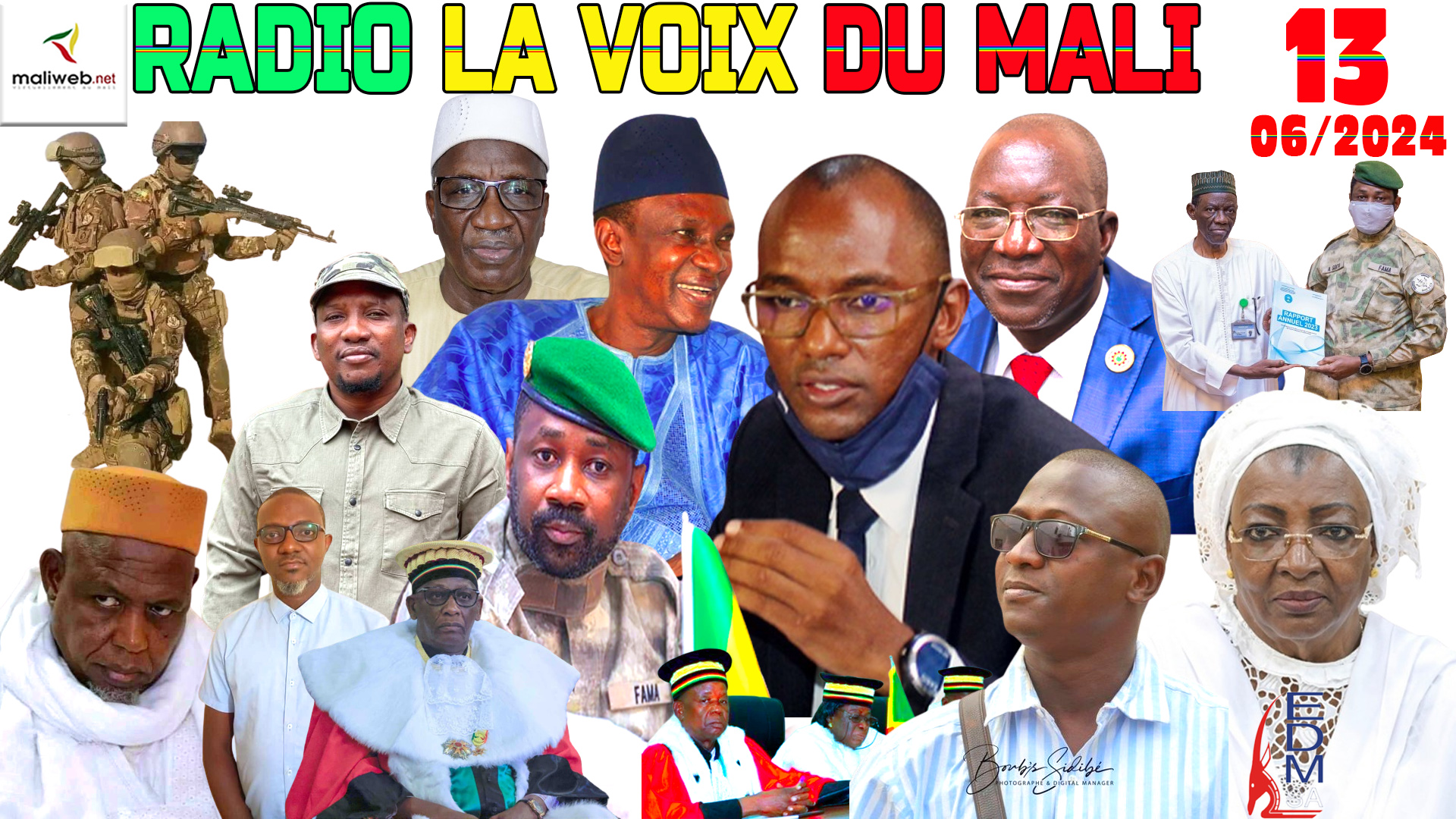 La Revue de Presse de la RADIO LA VOIX DU MALI du 13 JUIN 2024