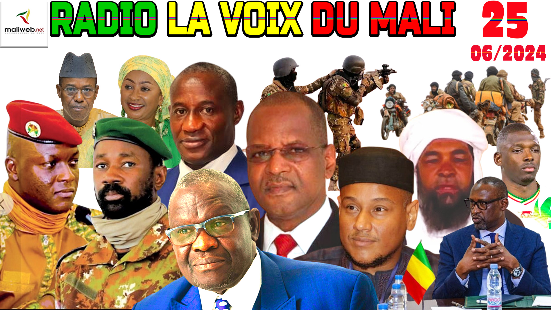 La Revue de Presse de la RADIO LA VOIX DU MALI du 25 JUIN 2024