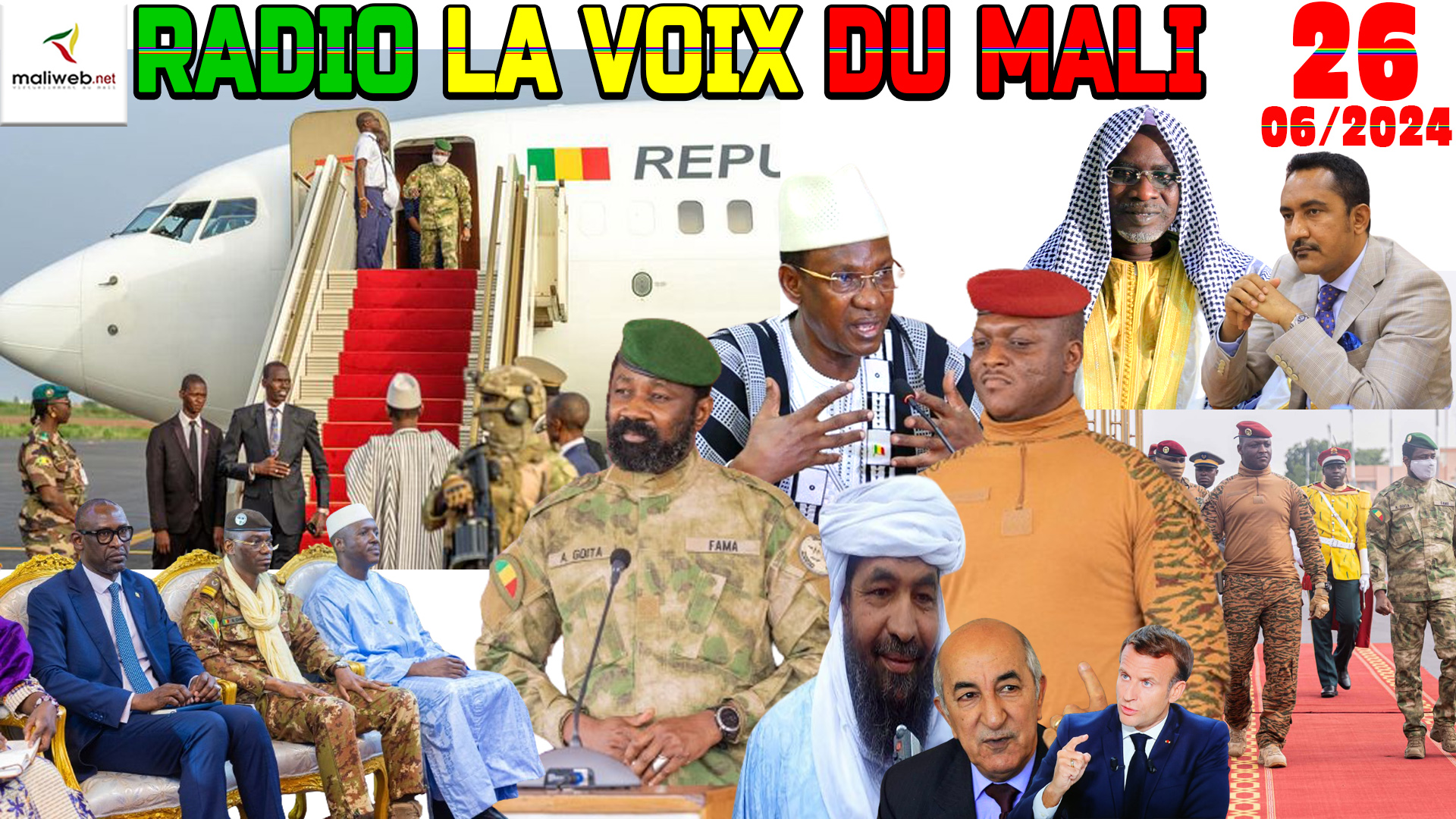 La Revue de Presse de la RADIO LA VOIX DU MALI du 26 JUIN 2024