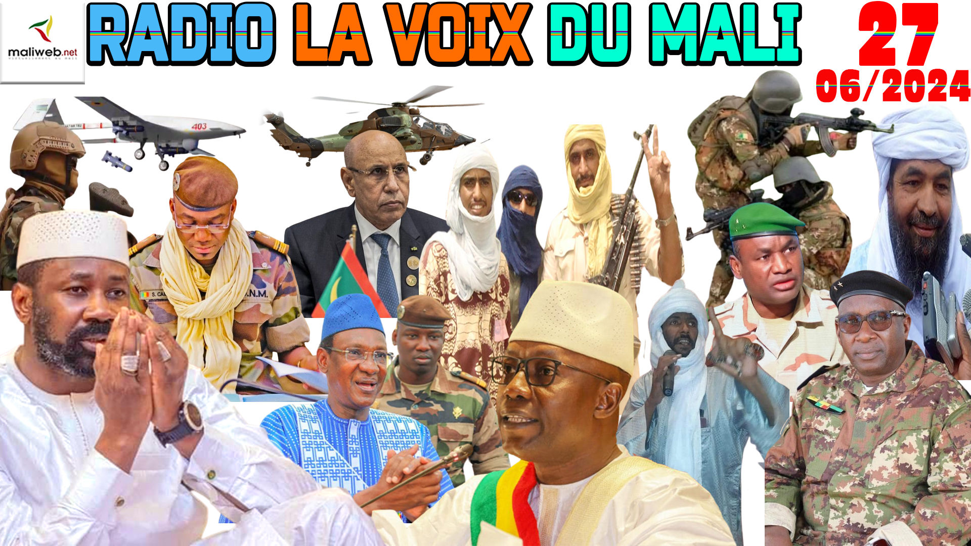 La Revue de Presse de la RADIO LA VOIX DU MALI du 27 JUIN 2024