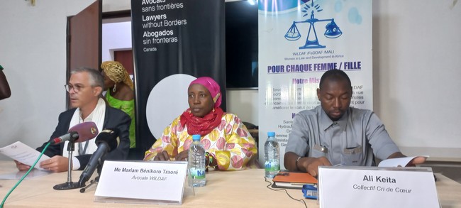 Mali : ASF Canada et la société civile interpellent  le pôle judiciaire spécialisé à diligenter les  poursuites  contre auteurs des violences sexuelles